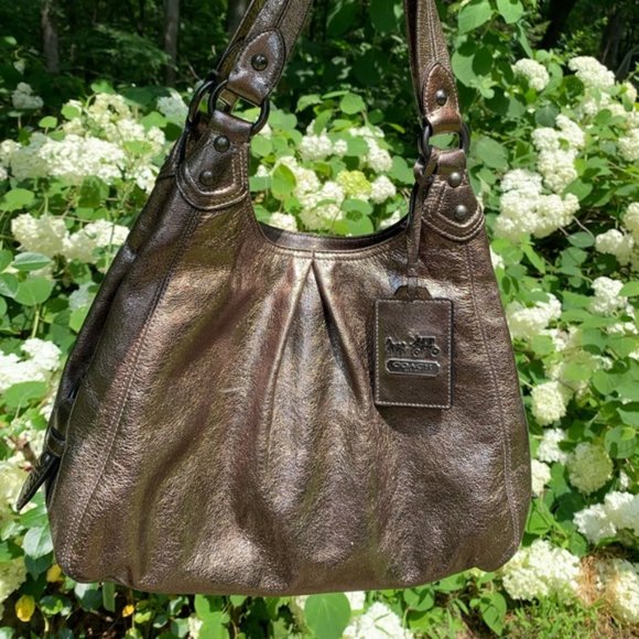 COACH Metallic Leather Bag